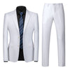 Two-piece Suit With Two Buttons For Wedding