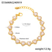 Love Shiny Zircon Stitching Bracelet Light Luxury Temperament