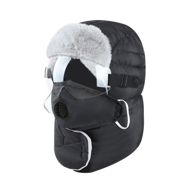 Men And Women Cold Protection In Winter Earflaps Warm Thickened Hat