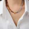 Cool Style Retro Titanium Steel Personalized Beaded Necklace