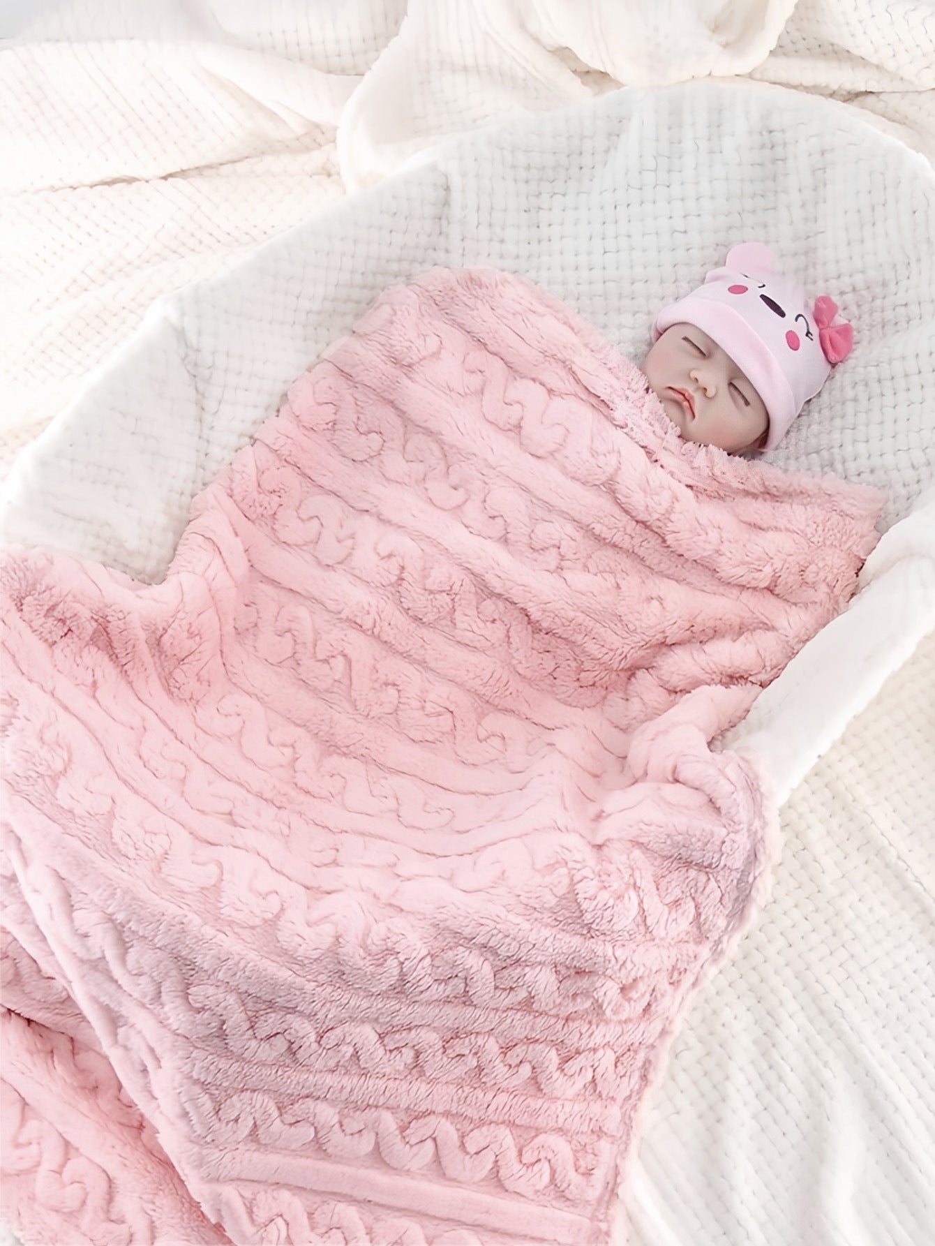 Baby Blanket Thick Double-sided And Water-absorbing Soft