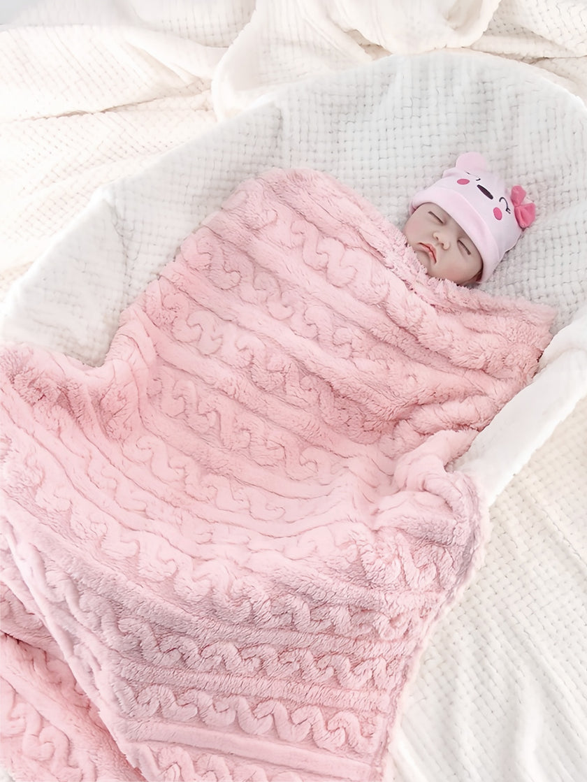 Baby Blanket Thick Double-sided And Water-absorbing Soft