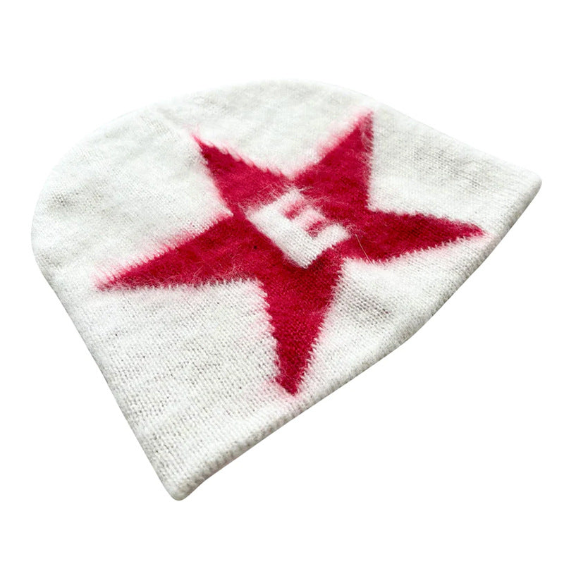 Jacquard Star Letters Hip Hop Hat