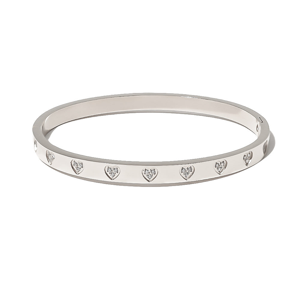 European And American Popular INS Style Heart Love Heart Bracelet
