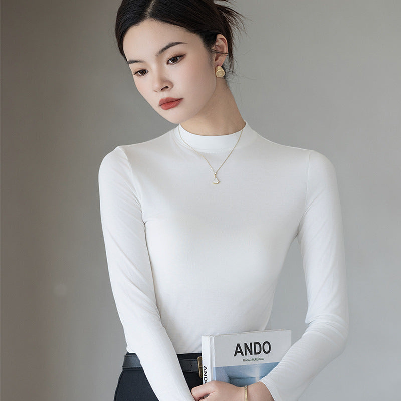 Turtleneck Bottoming Shirt Women's Top Women's Long Sleeve