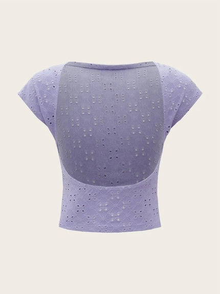Spring Sweet And Spicy Pure Desire T-shirt Design Sense Sexy Slim-fit Short