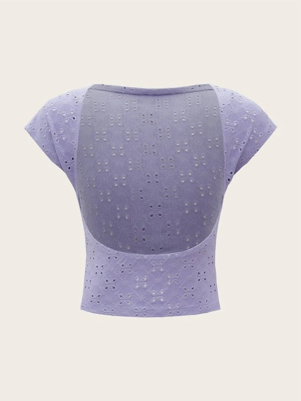 Spring Sweet And Spicy Pure Desire T-shirt Design Sense Sexy Slim-fit Short