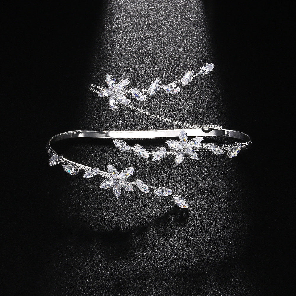 High-grade Flower Zircon Bracelet