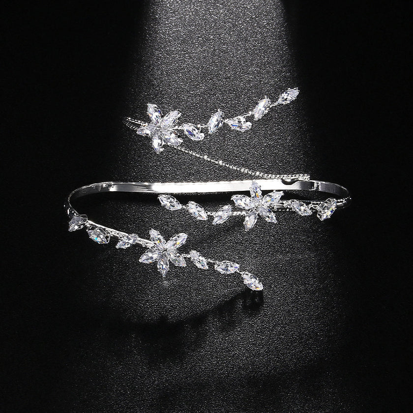 High-grade Flower Zircon Bracelet