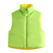 Women's Fashion Simple Two-sided Wear Cotton Vest