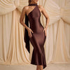 Fashion Elegant Backless Dress Women