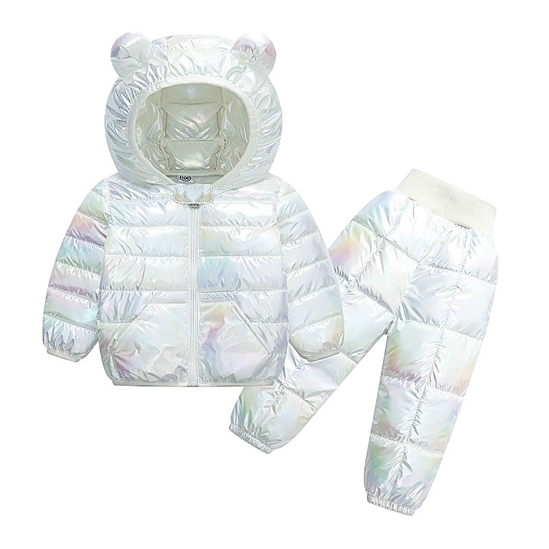 Children's Fashion Simple Lightweight Cotton Coat Suit