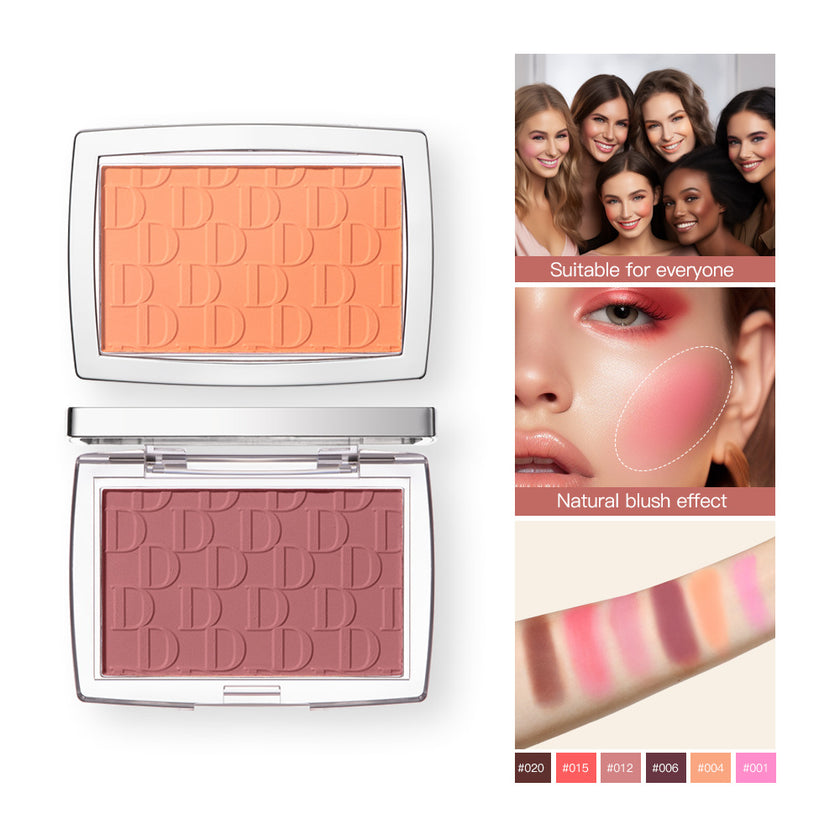 Natural Nude Makeup Matte Rouge Blush Cross-border Repair Blusher Plate
