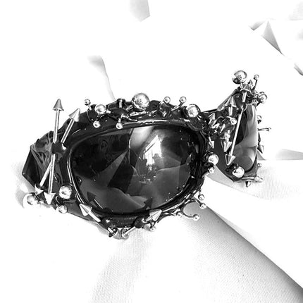 Fashion New Personalized Vinyl Punk Sunglasses