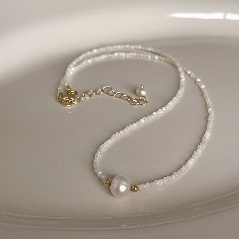 Women's Fashion Natural Freshwater Pearl Necklace
