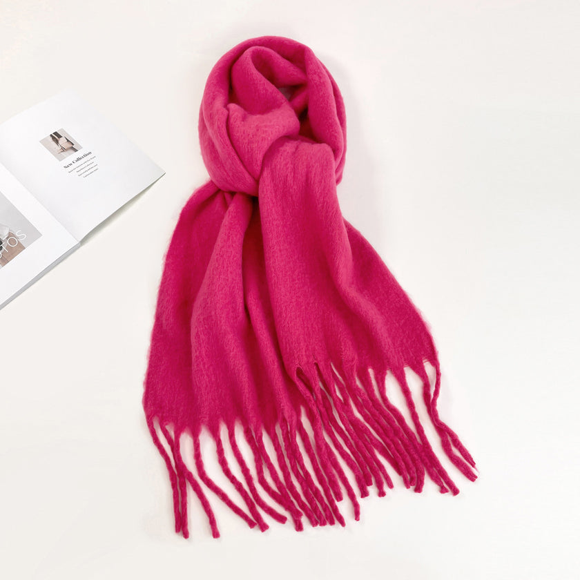 Haima Fur Scarf For Women All-match High Sense