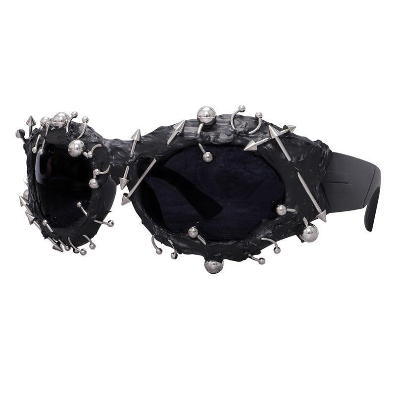 Fashion New Personalized Vinyl Punk Sunglasses