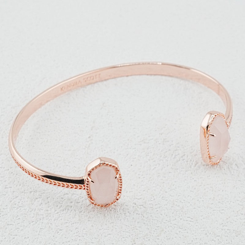 Creative Design Oval C Word Open-ended Bracelet