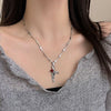 Sweet Cool Cross Red Gothic Necklace Retro Dark