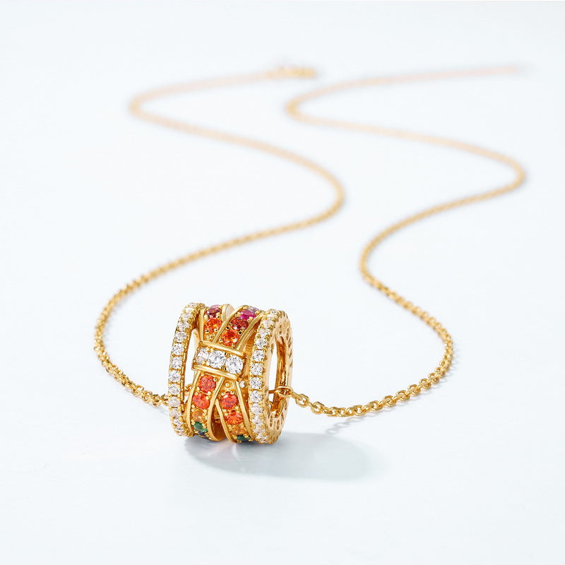 Entry Lux As Right As Rain Color Zirconium Necklace