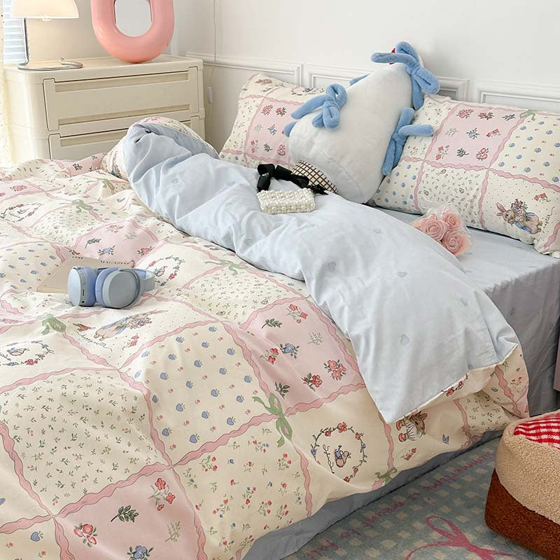 Printed Four-piece Bedding Set Pieces