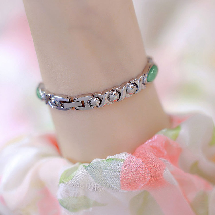 Natural Dongling Stone Hetian Jade Live Premium Chain Watch