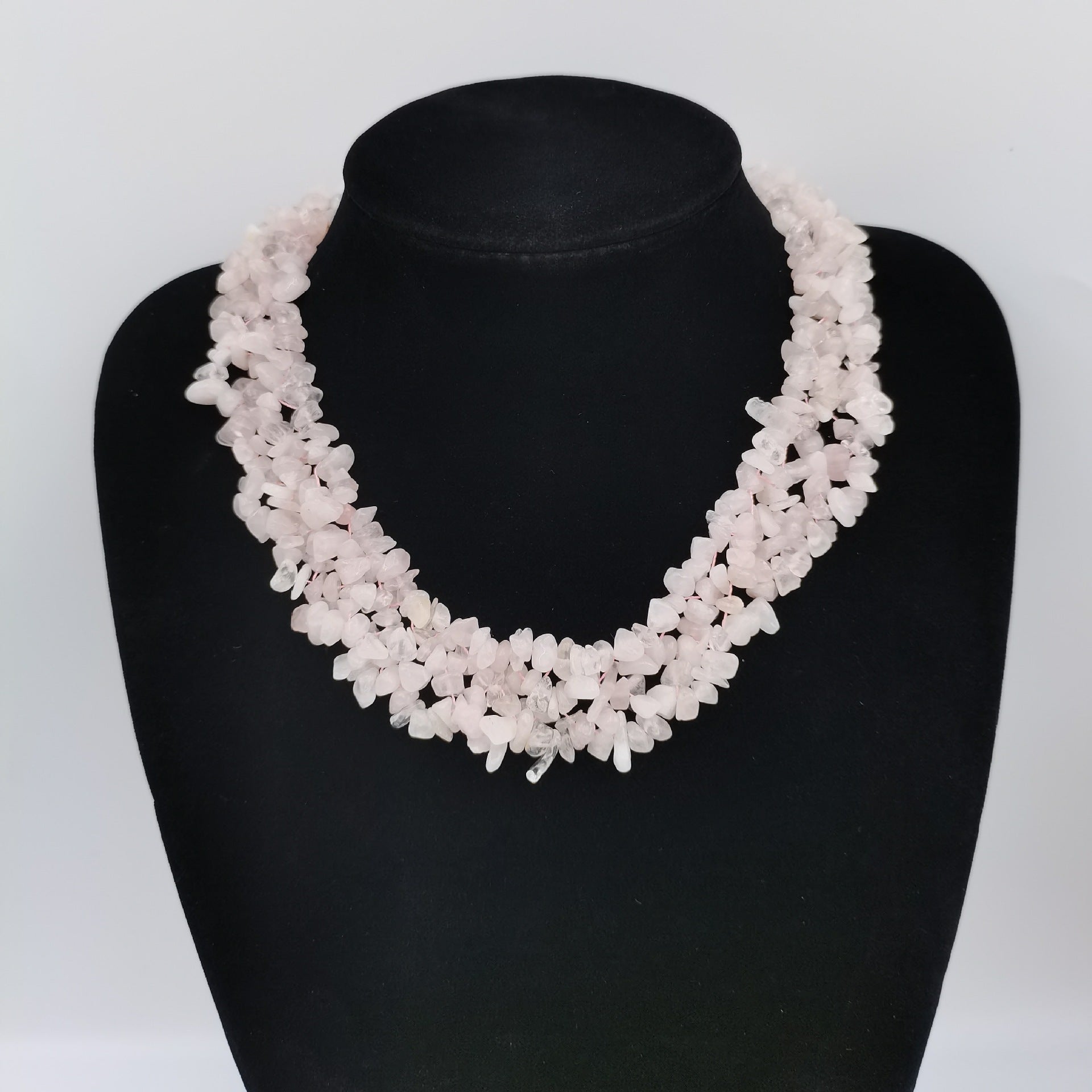Vintage Court Style Gravel Necklace
