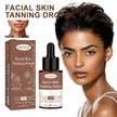 Facial Black Care Solution Creates Bronze Skin
