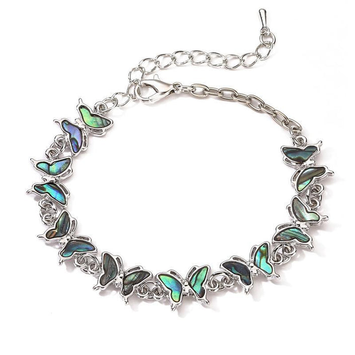 Animal Whale Penguin Butterfly Shell Abalone Bracelet