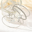 Fashion Hollowed-out Round Geometric Open Bracelet