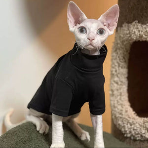 Dralon Self-heating Hairless Cat Clothes Autumn And Winter Base Hoodie