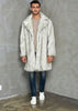 Men's Fashion Tailored Suit Collar Faux Fur Coat