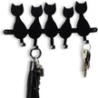 Iron Art Hang Clothes Cute Cat Key Holder