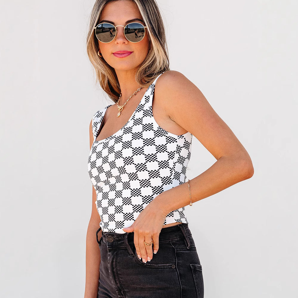 Special Multicolor Sleeveless Top For Women