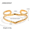 Irregular Lines Multi-layer Hollow Open-end Bracelet Retro Personality