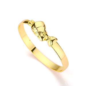 European And American Style Egyptian Pharaoh Head Hook Bracelet
