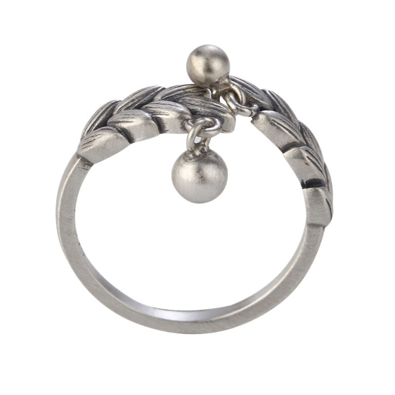 Artistic Retro Wheat Tassel Ring For Women