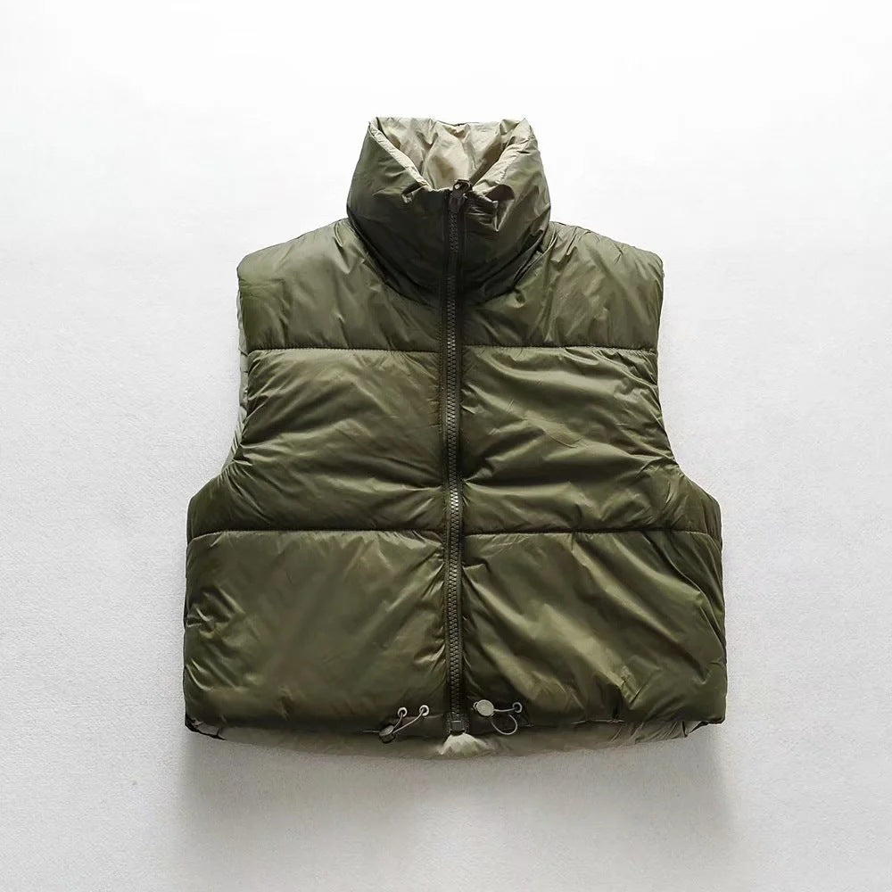 Women's Fashion Simple Two-sided Wear Cotton Vest