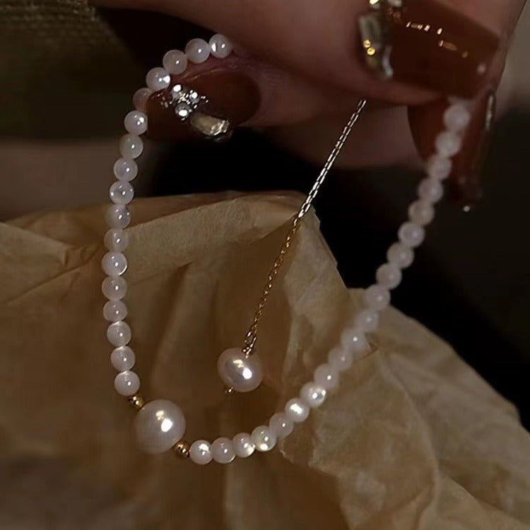 Shell Beads Freshwater Pearl Niche Hand Accessory Bracelet Necklace