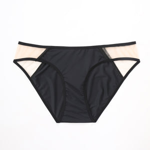 Glossy Mesh Hollow French Underwear Women