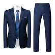 Two-piece Suit With Two Buttons For Wedding