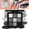 Smoked 9 Colors Eye Shadow Plate Halloween Matte Shimmer