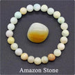 Rose Stone Agate Mixed Colorful Beads Bracelet