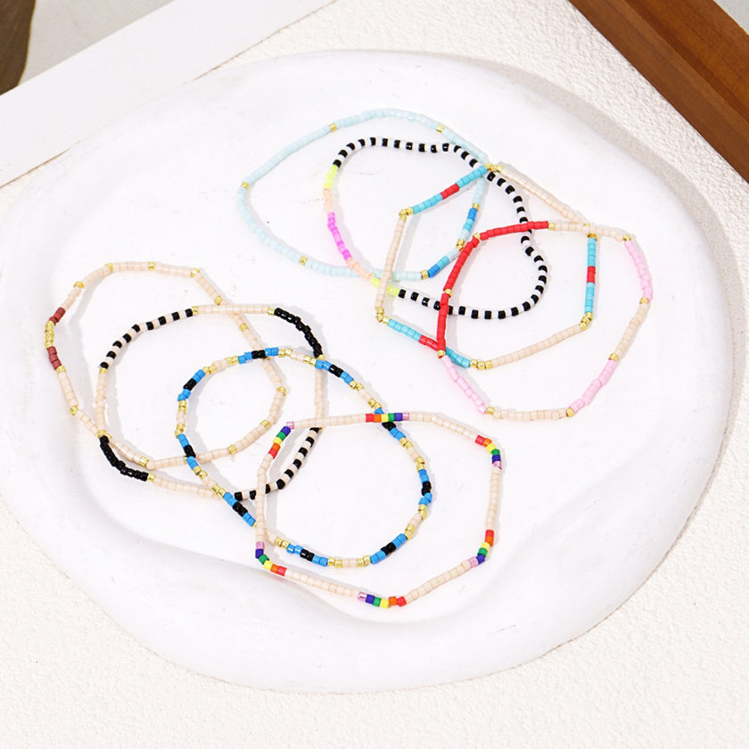 Fashion Rainbow Retro Set Women's Bracelet