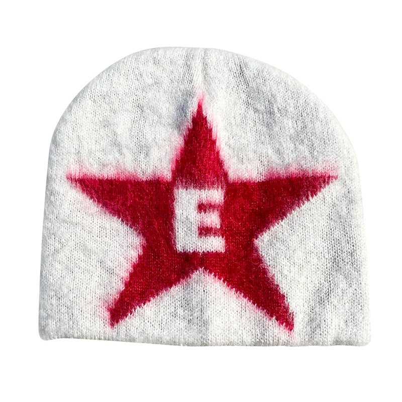 Jacquard Star Letters Hip Hop Hat