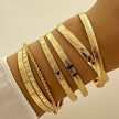 Creative Simple Temperament Lady Twisted Hip Hop Style Bracelet