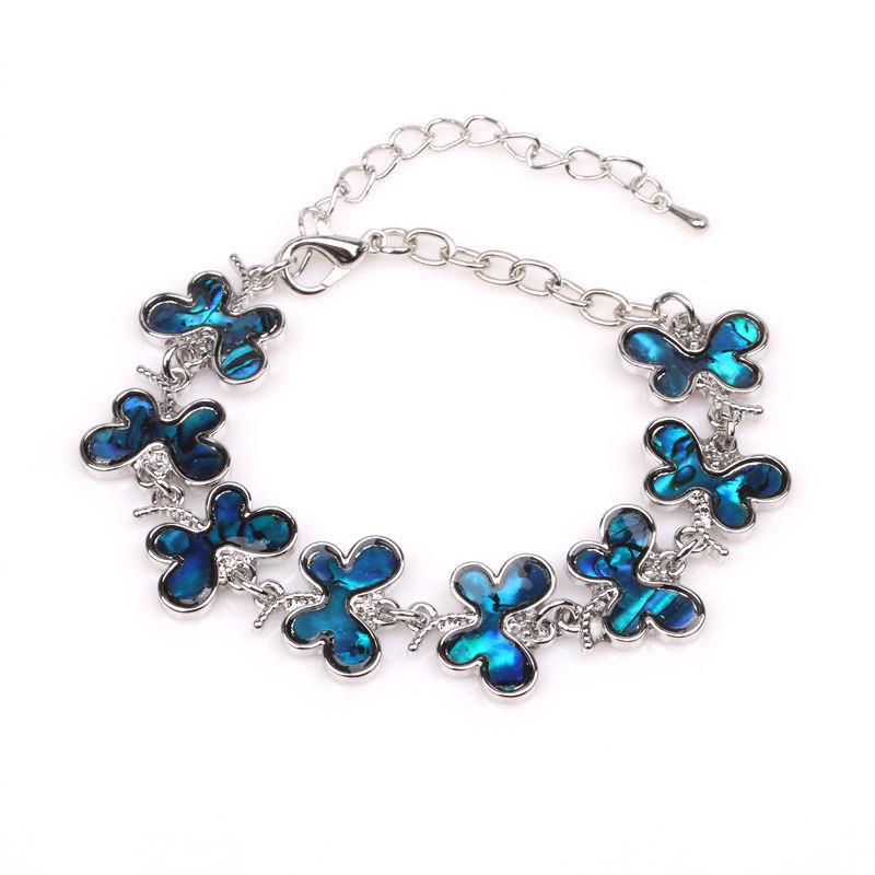 Animal Whale Penguin Butterfly Shell Abalone Bracelet
