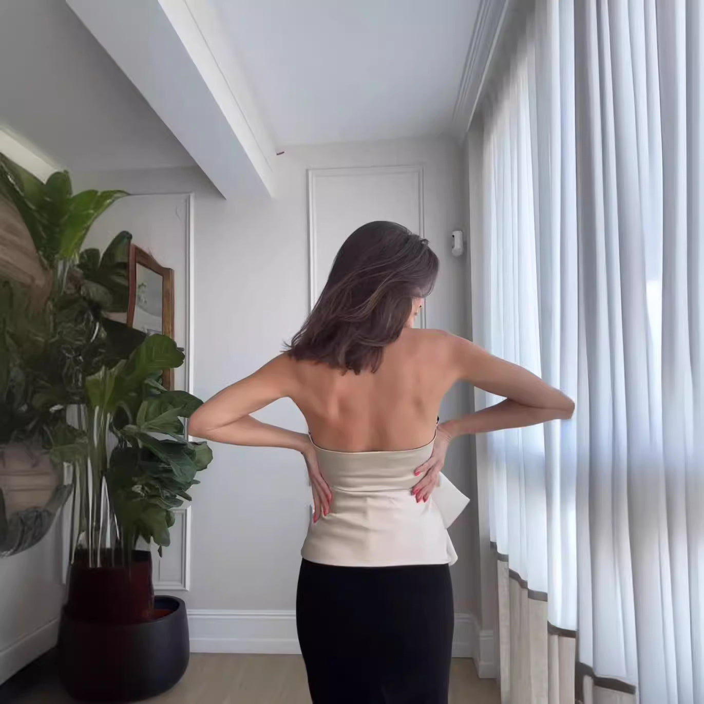 Sleeveless Halter Fairy Spaghetti-strap Top For Women