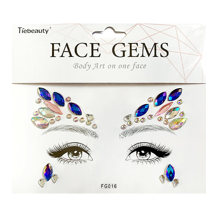 Face Rhinestone Tattoo Creative Forehead Sticker
