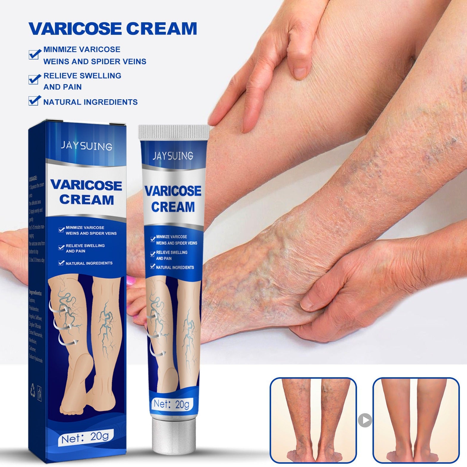 Body Neck Cream Care To Relieve Leg Discomfort
